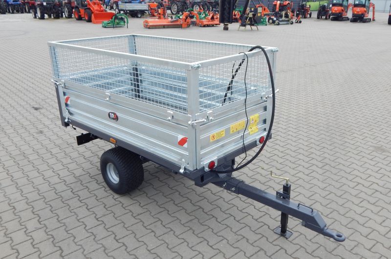 Pótkocsi 1.5T, 3 irányba billenthető, 135x240x40 magasítóval TRX