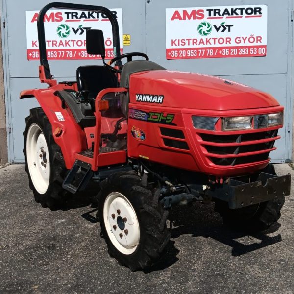 Yanmar EF322 összkerekes, szervos, 22LE használt traktor gyári talajmaróval KÖZÚTI FORGALOMBA NEM HELYEZHETŐ